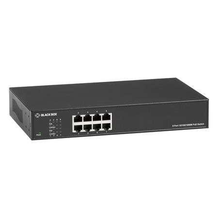 BLACK BOX 8-Port Gigabit Ethernet Switch Poe+ LPB1308A-R2